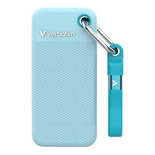 Dysk SSD zewnętrzny Verbatim Pocket 1TB USB-C 3.2 Gen 2 niebieski