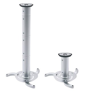 Uchwyt sufitowy Maclean MC-517 S do projektora 80-980mm 10kg srebrny