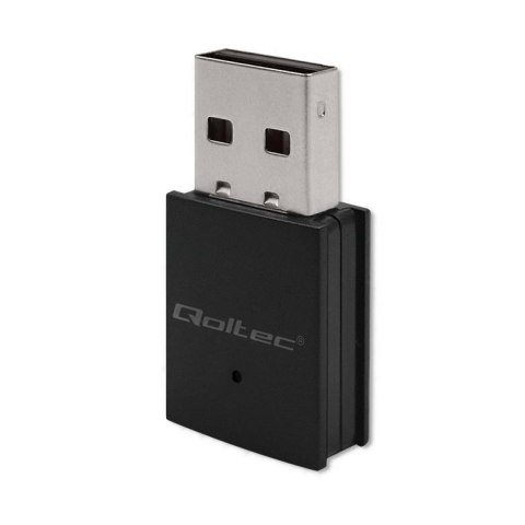 Karta sieciowa Mini Wi-Fi Qoltec Bezprzewodowy BT 4.0 | Standard N