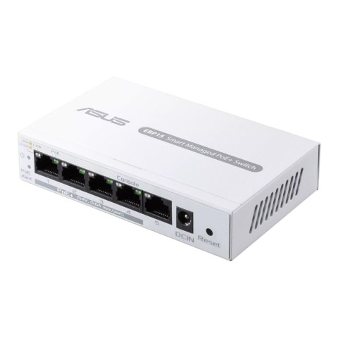 Switch zarządzalny Asus ExpertWiFi EBP15 5x1GbE PoE+ 60W