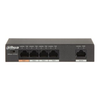 Switch niezarządzalny Dahua PFS3005-4ET-60-V2 1x10/100Mbps 4x10/100Mbps PoE