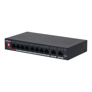 Switch niezarządzalny Dahua PFS3010-8GT-96-V2 2x1GbE Uplink 8x1GbE PoE