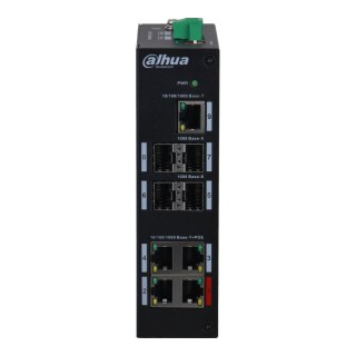 Switch niezarządzalny Dahua PFS3409-4GT-96-V2 4x1GbE PoE 4xSFP Uplink 1x1GbE Uplink