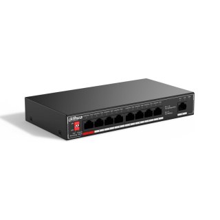 Switch niezarządzalny Dahua SF1009P 1x10/100Mbps Uplink 8x10/100Mbps PoE