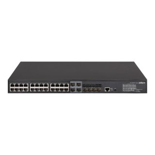 Switch zarządzalny Dahua AS5500-24GT4XF-370 24x1GbE PoE 4xSFP Combo 4x10GbE SFP+ 2xConsole