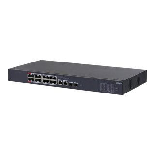 Switch zarządzalny Dahua CS4218-16ET-240 16x10/100Mbps 2x1GbE combo 2xSFP combo PoE 240W