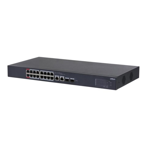 Switch zarządzalny Dahua CS4218-16ET-240 16x10/100Mbps 2x1GbE combo 2xSFP combo PoE 240W