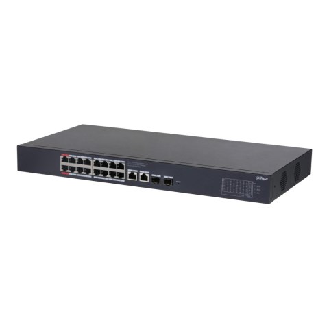 Switch zarządzalny Dahua CS4220-16GT-190 16x1GbE 2x1GbE uplink 2xSFP uplink PoE 190W