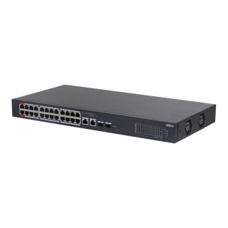 Switch zarządzalny Dahua CS4226-24ET-375 24x10/100Mbps 2x1GbE combo 2xSFP combo PoE 375W