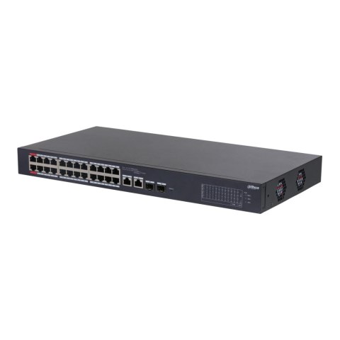 Switch zarządzalny Dahua CS4226-24ET-375 24x10/100Mbps 2x1GbE combo 2xSFP combo PoE 375W