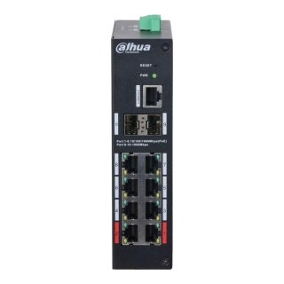 Switch zarządzalny Dahua HS4210-8GT-90 8xGbE PoE 2xSFP Uplink 1xConsole