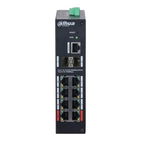 Switch zarządzalny Dahua HS4210-8GT-90 8xGbE PoE 2xSFP Uplink 1xConsole