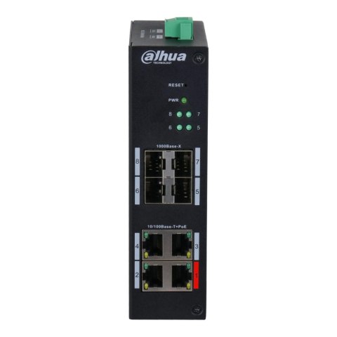 Switch zarządzalny Dahua HS4408-4ET-96 4x10/100Mbps PoE 4xSFP Uplink