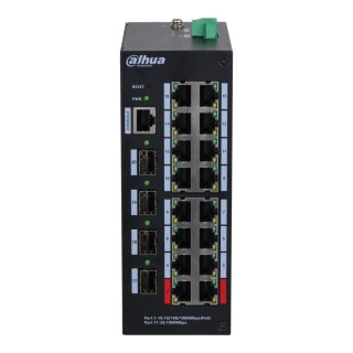 Switch zarządzalny Dahua HS4420-16GT-190 16x1GbE PoE 4xSFP Uplink 1xConsole