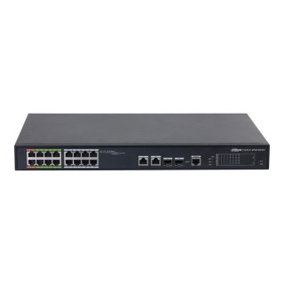 Switch zarządzalny Dahua LR2218-16ET-240-V2 16x10/100 Mbps 2x1GbE 2xSFP PoE