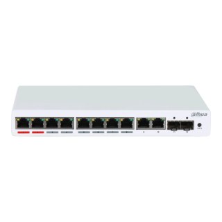 Switch zarządzalny Dahua PFS4212-8GT-110 2x1GbE 2xSFP 8x1GbE PoE