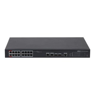 Switch zarządzalny Dahua PFS4218-16ET-190-V3 2x1GbE Uplink 2xSFP Uplink combo 16x100Mbps PoE