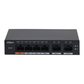 Switch zarządzalny Dahua S4100-4ET2ET-60-C 4x100Mbps PoE 2x100Mbps Uplink