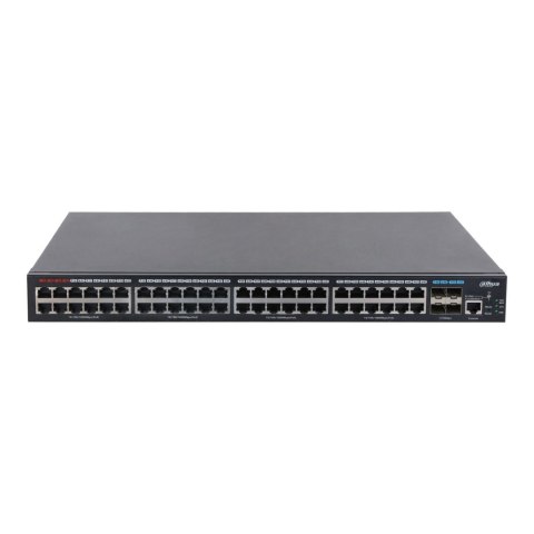Switch zarządzalny Dahua S5452-48GT4XF-750 48x1GbE PoE 4x10GbE SFP+ 1xConsole