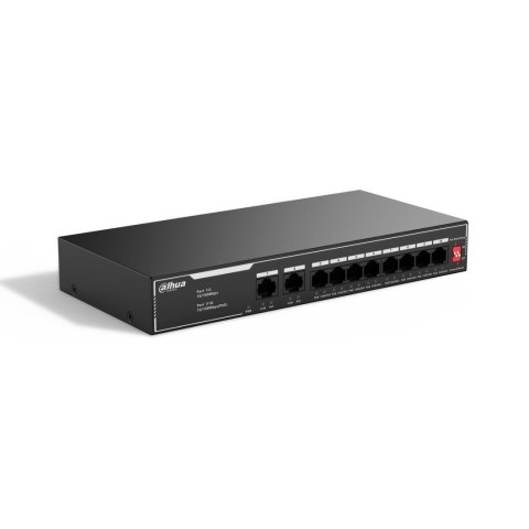 Switch zarządzalny Dahua SF1010LP 2x10/100Mbps Uplink 8x10/100Mbps PoE
