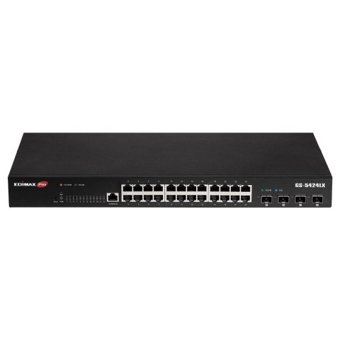 Switch zarządzalny Edimax GS-5424LX Web Smart 24x1GbE 4x10GbE SFP+ Uplink