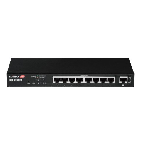 Switch zarządzalny Edimax TGS-3109XT Web Smart 8x2,5GbE PoE++ 1x10GbE Uplink