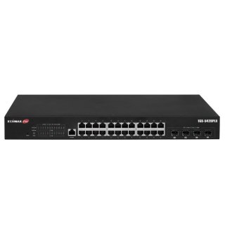 Switch zarządzalny Edimax TGS-5428PLX 24x2,5GbE PoE++ 4x10GbE SFP+ Uplink