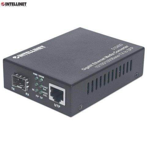 Media konwerter Intellinet 10/100/1000Base-TX RJ45/SLOT SFP Mini GBIC