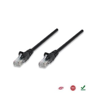 PatchCord 100% miedź Intellinet Cat.5e UTP, 0,5m, czarny