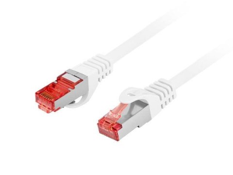 Patchcord Lanberg S/FTP kat.6 0,25m LSZH CU fluke passed biały