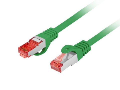 Patchcord Lanberg S/FTP kat.6 0,5m LSZH CU fluke passed zielony