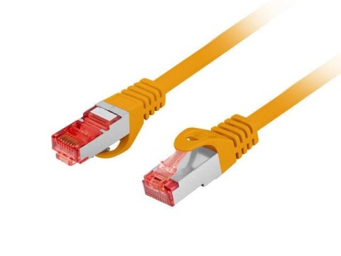 Patchcord Lanberg S/FTP kat.6 5m LSZH CU fluke passed pomarańczowy