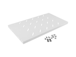 Półka do szaf 19" 450mm szara Lanberg (1U/486x270mm udźwig do 120kg, montaż 4-punktowy)