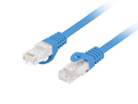 Patchcord Lanberg UTP kat.6 1m LSZH CU fluke passed niebieski