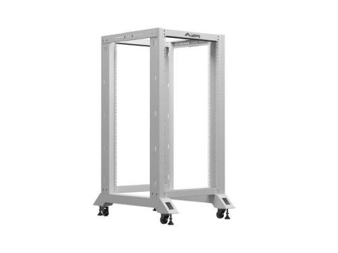 Stojak Open Rack 19" Lanberg 22U 600x800 szary