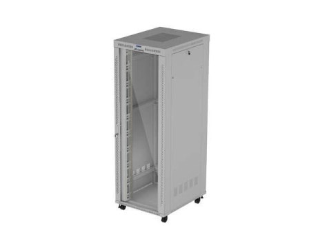 Szafa instalacyjna Rack stojąca 19" 47U 800x1000 szara Lanberg (flat pack) V2