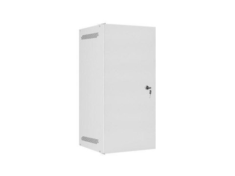 Szafa instalacyjna Rack wisząca 10" 12U 280x310mm szara Lanberg (flat pack) drzwi metalowe