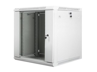 Szafa instalacyjna Rack wisząca 19" 12U 600x600 szara Lanberg (flat pack)
