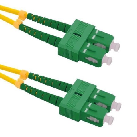 Patchcord Światłowodowy Qoltec SC/APC-SC/APC SM 9/125 G652D 3m