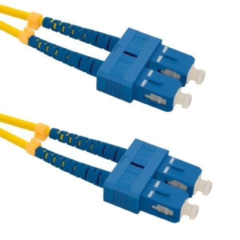 Patchcord Światłowodowy Qoltec SC/UPC-SC/UPC SM 9/125 G652D 1m