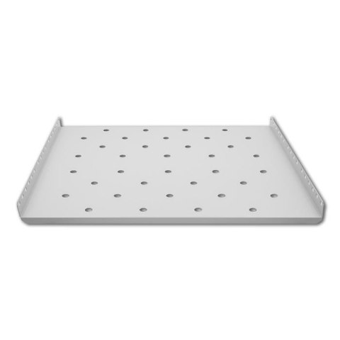 Półka do szafy RACK Qoltec stała | 490*433 | Szara