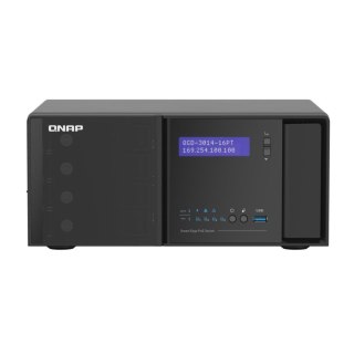 Switch zarządzalny QNAP QGD-3014-16PT-8G QVR, Desktop Smart Edge PoE+, 14x 1GbE, 2x SFP