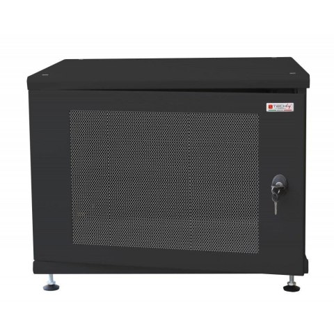 Szafa stojąca Techly na kumulatory fotowoltaiczne Rack 19" 8U czarna