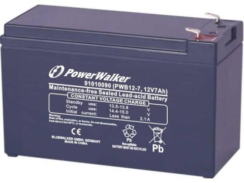 Akumulator żelowy PowerWalker do UPS 12V/7Ah Uniwersalny