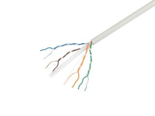 Kabel LAN Lanberg UTP Kat.6 305m DRUT CU LSZH CPR+ Fluke passed szary