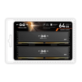 Pamięć DDR5 Silicon Power XPOWER Pulse Gaming 64GB (2x32GB) 6000MHz CL38 1.35V UDIMM Black