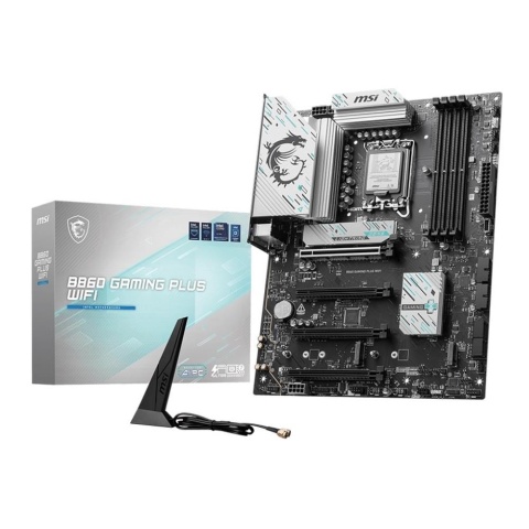 Płyta MSI B860 GAMING PLUS WIFI /B860/DDR5/SATA3/M.2/TB4/WiFi/BT/PCIe5.0/s.1851/ATX