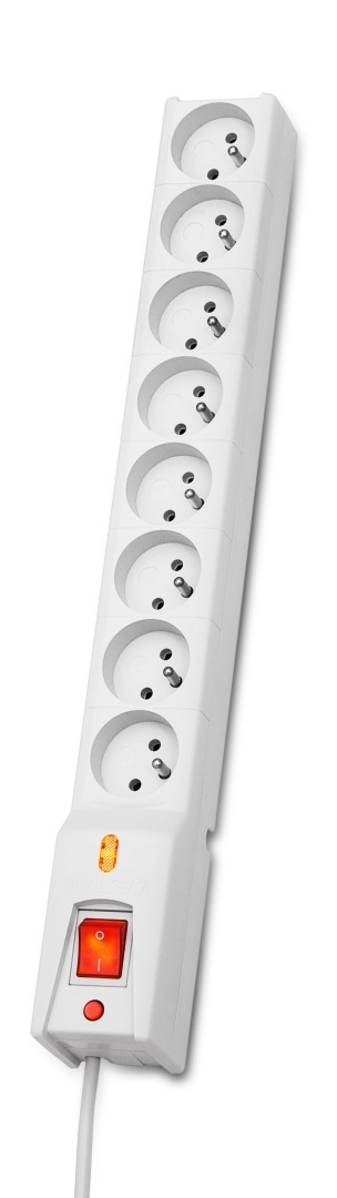 Listwa zasilająca Lestar LX 810 3m szara