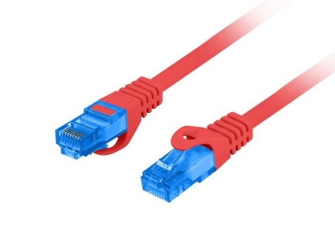 Patchcord Lanberg S/FTP kat.6A 2m LSZH CCA fluke passed czerwony