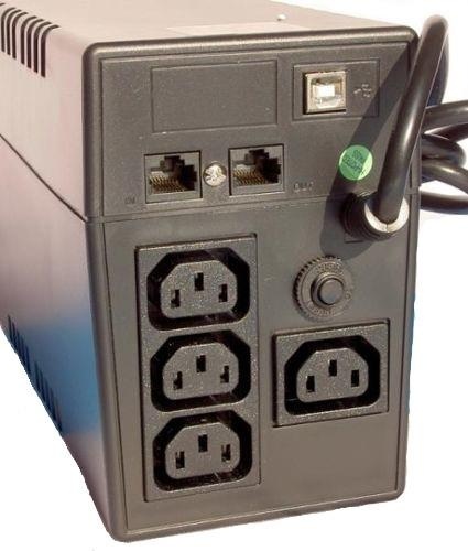 Zasilacz awaryjny UPS ORVALDI sinus 600 LCD USB Line-Interactive